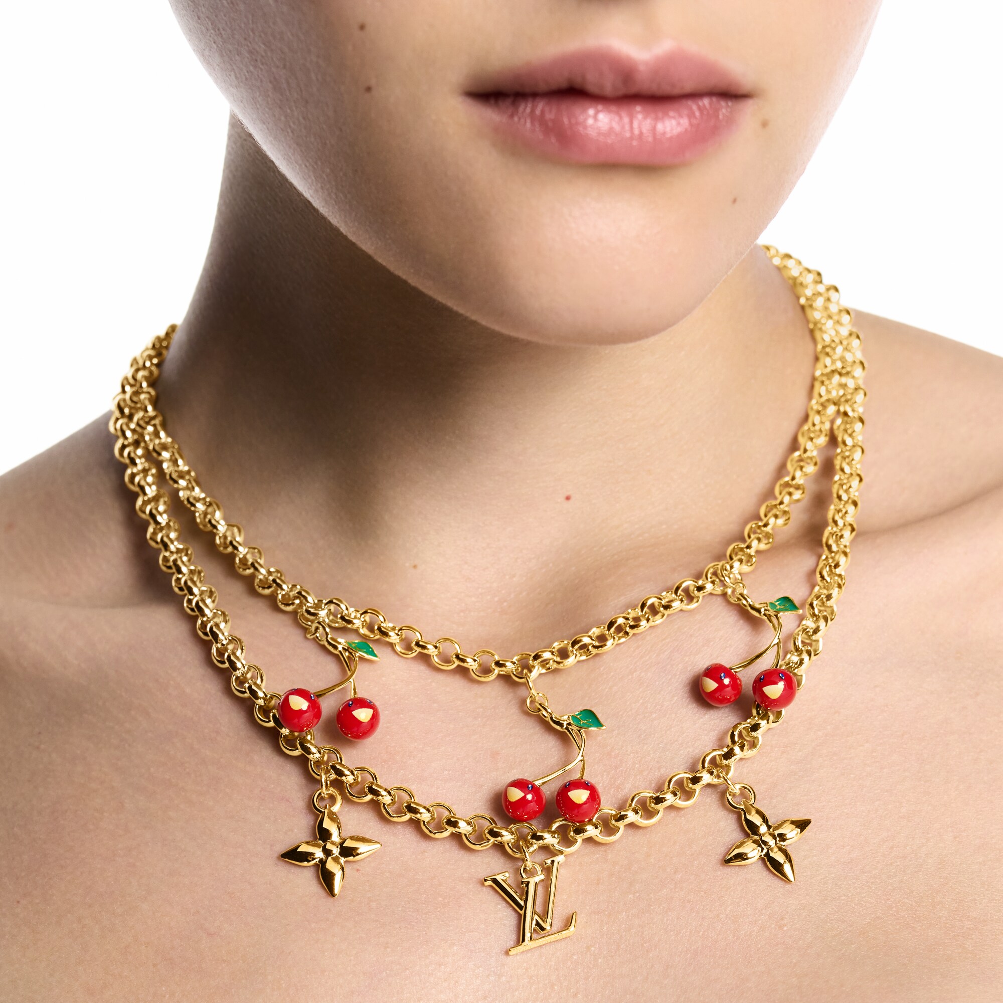 LV x TM Colar Cerise S00 - Bijuterias Finas | LOUIS VUITTON ®